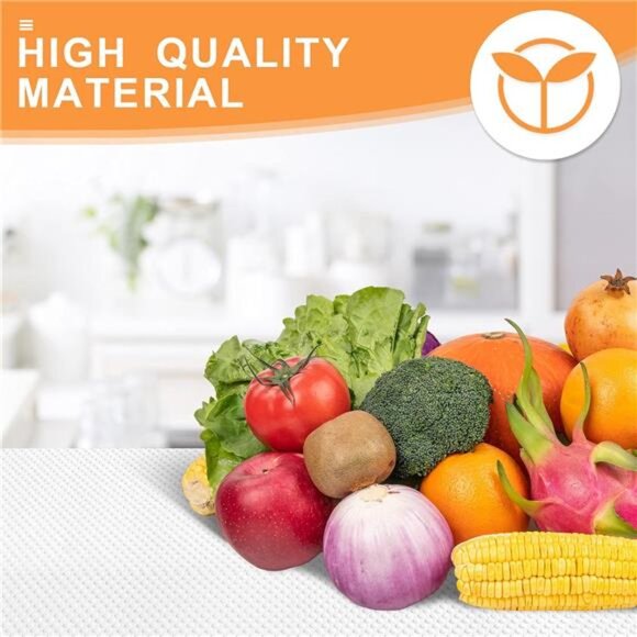 Shelf Liner White - Waterproof Pantry Cabinets Liners,Washable Easy to Cut Mat - Picture 4 of 7